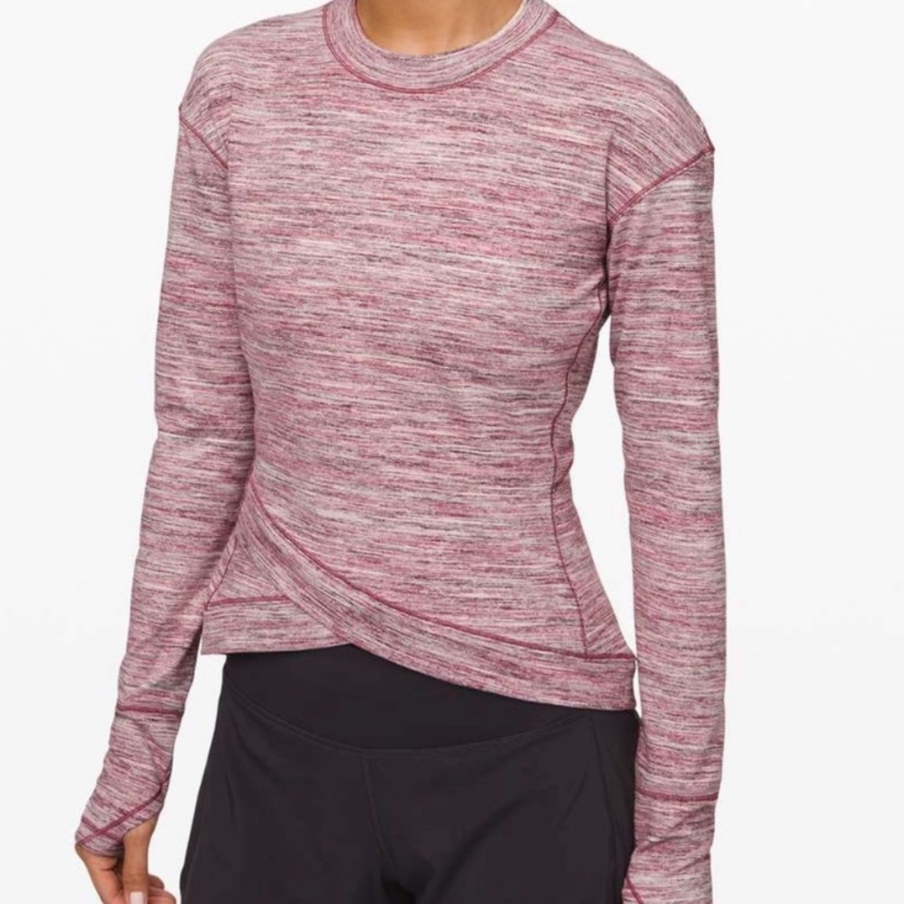 Lululemon Close to Crossing Long Sleeve Rulu Smoky Blush